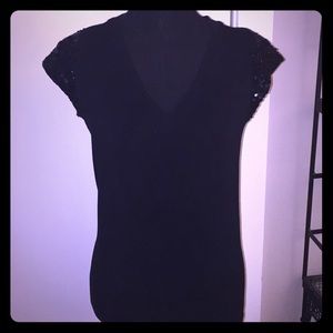 Pink Tatan fitted ,sequins on sleeves M